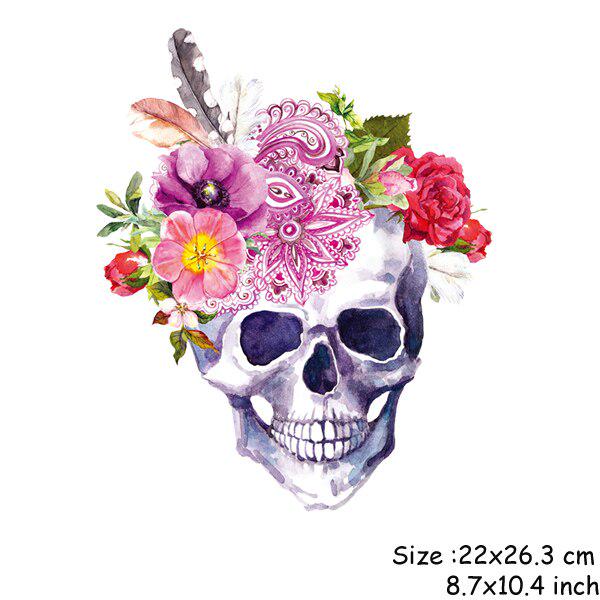 Нашивка с черепами в стиле бохо, железная нашивка на одежде, моющиеся парчи уровня А, футболка Ropa, украшения своими руками, парчи