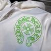 8078 CHROME HEARTS 2025 New Spring and Autumn Plus-size Thin Style Classic Style Logo Hooded Sweatshirt for Couples