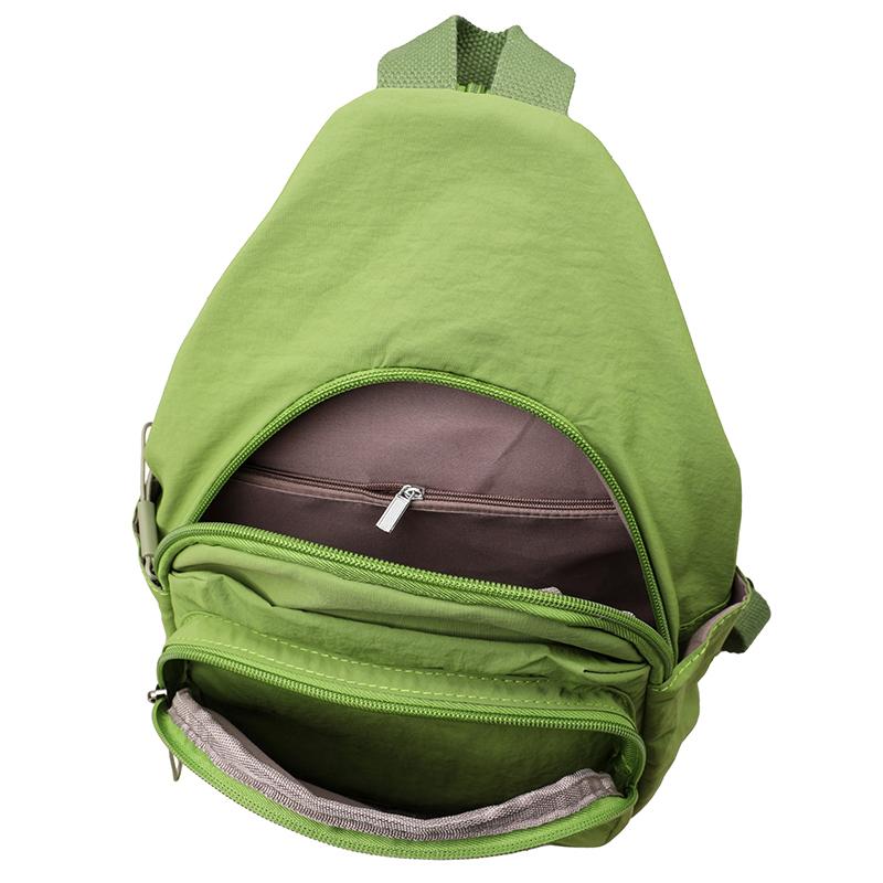 Многофункциональная нагрудная сумка для женщин, дорожный рюкзак, однотонная сумка через плечо