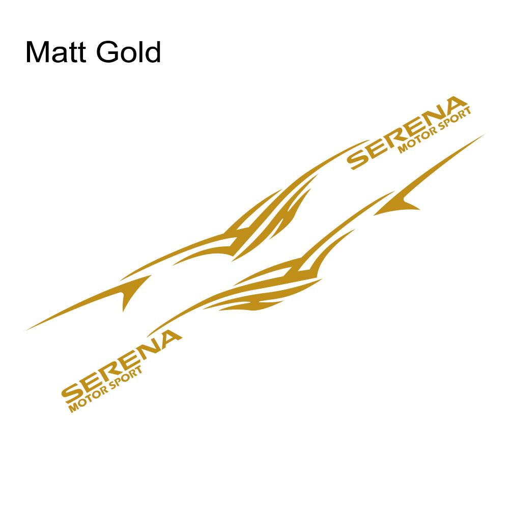 2 шт., наклейки на боковые двери автомобиля для Nissan Serena C23 c25 c26 c27, длинные полосы, автоспортивная графика, виниловые наклейки, тюнинг