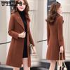 Woman's Clothing Long-sleeved Warm Windbreaker Large Size Woolen Coat Autumn and Winter Large Size