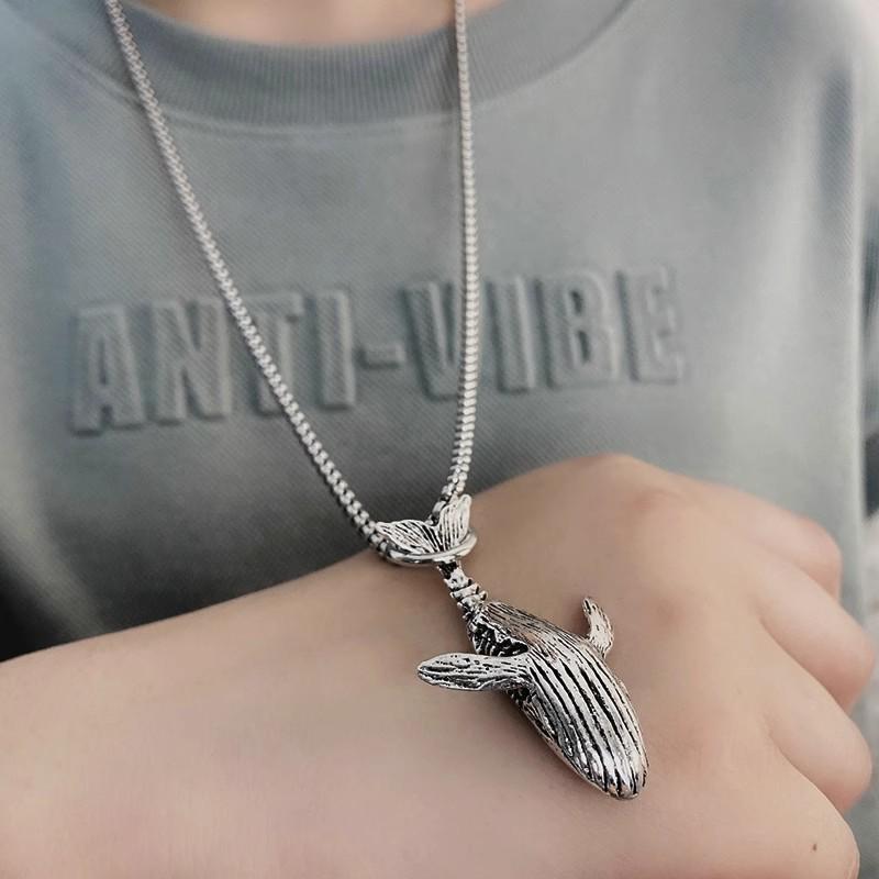 Модное мужское хип-хоп ожерелье из титановой стали - Стильный, универсальный и эмоциональный парный аксессуар.