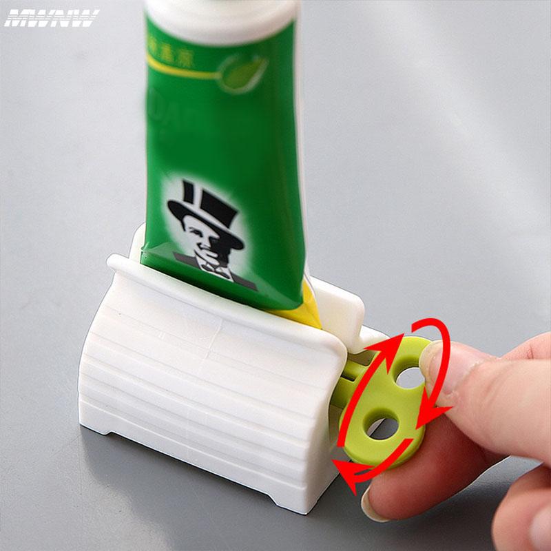 Toothpaste Squeezer Tooth Paste Holder Oral Care Bathroom Tools Tube Cosmetics Press Facial Cleanser Rolling Squeezing Dispenser