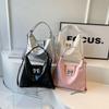 Women's PU Zipper Shoulder Bag High Quality Large Capacity Chain Arc Bag Leisure New Trend Fashion Trend