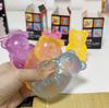 In Stock Cute Bear Maltose Squeeze Toy Dough Colorful Sensory Toy Creative New Item Desk Decoration Stress Relief Doll