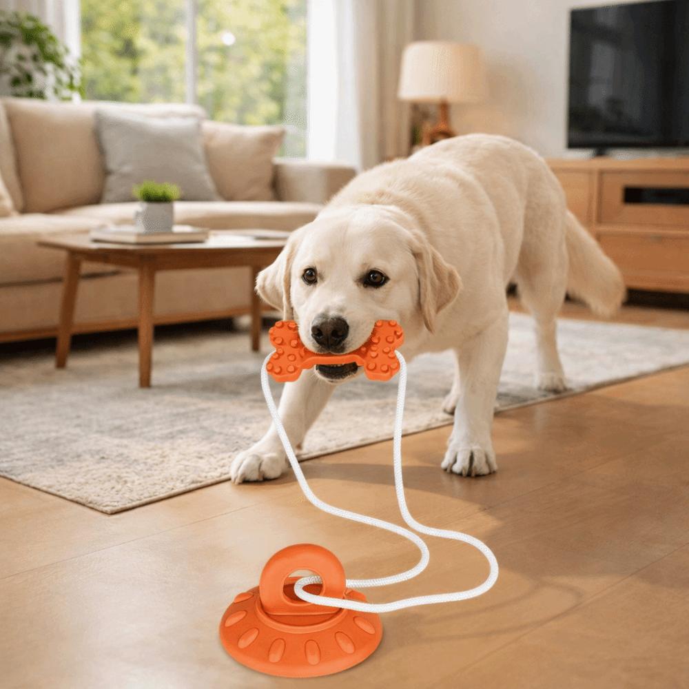 Bite-Resistant Dog Suction Cup Teeth Cleaning Durable Grinding Teeth Wear-Resistant Dog Teeth Grinding Rod Self Entertaining