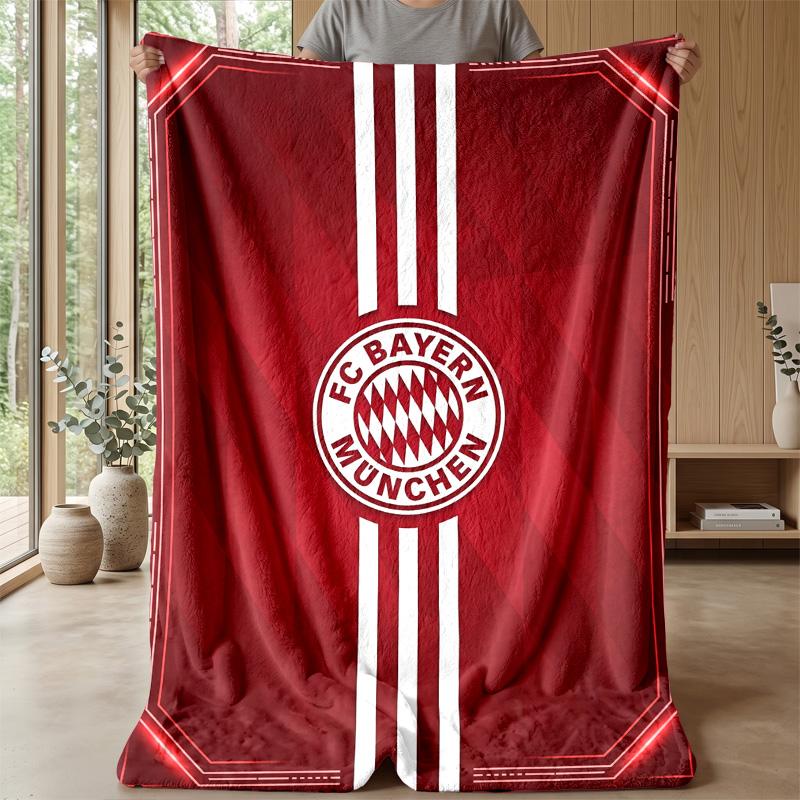 Bayern Munich Soft Flannel Fleece Blanket Lightweight Cozy Warm Throw Blanket For Sofa Bed Home Decor
