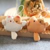 Милый милый котенок кулон плюшевая игрушка кукла мини 3-дюймовый котенок школьный портфель подвесное украшение брелок