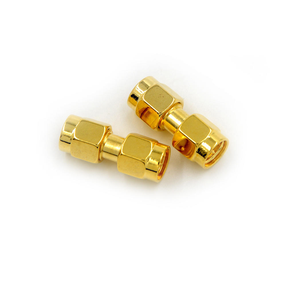 2 шт. SMA Male To SMA Male Plug In Series Rf Coaxial Adapter Connector