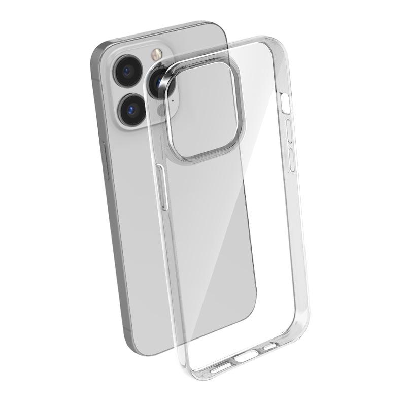 Transparent Anti-Drop TPU Soft Case for iPhone 17 Pro Max, 16 Plus, 15, 14 - Anti-Slip, Protective Cover