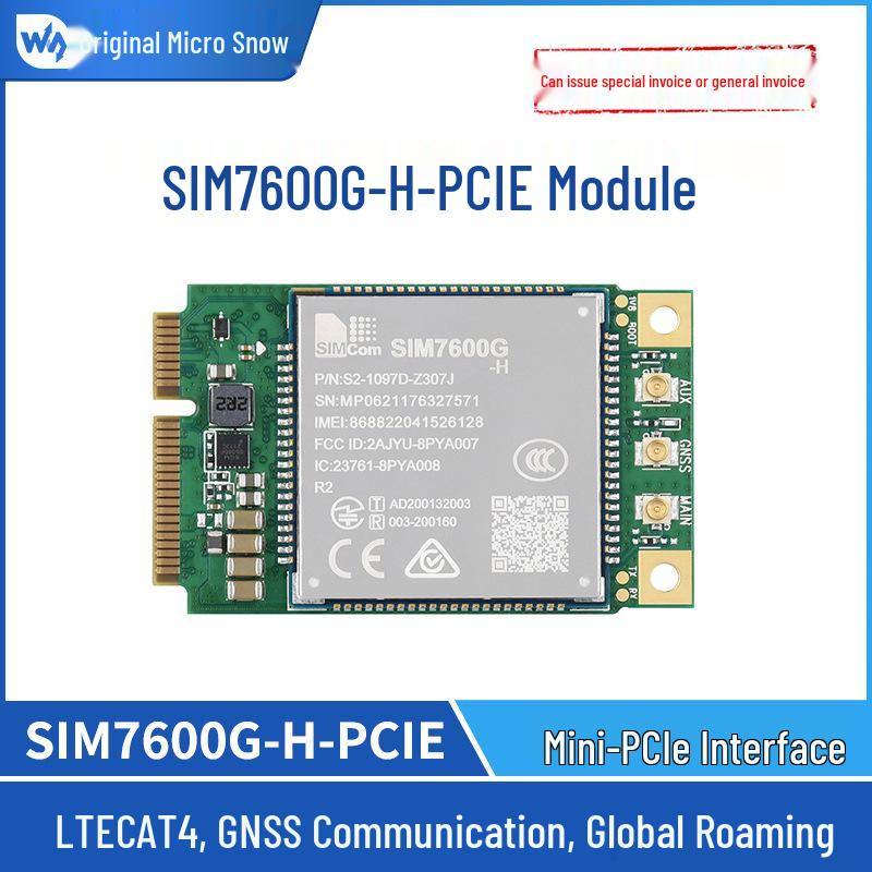 SIMCom SIM7600G-H-PCIE GNSS 4G LTE Cat-4 Global Universal Module