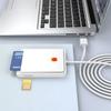 USB 2.0 Устройство для чтения смарт-карт с поддержкой горячей замены памяти для ID-карт, банковских карт, SIM-карт, CAC-карт, Клонер, Разъем-адаптер для Windows 7/8/8.1/10