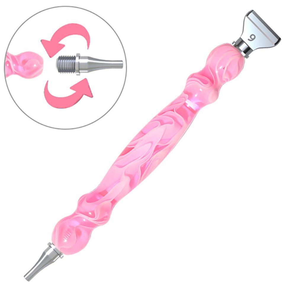 Cross Stitch Point Drill Pen Alloy Replacement Pen Heads Resin Diamond Painting Pen Resin Pen