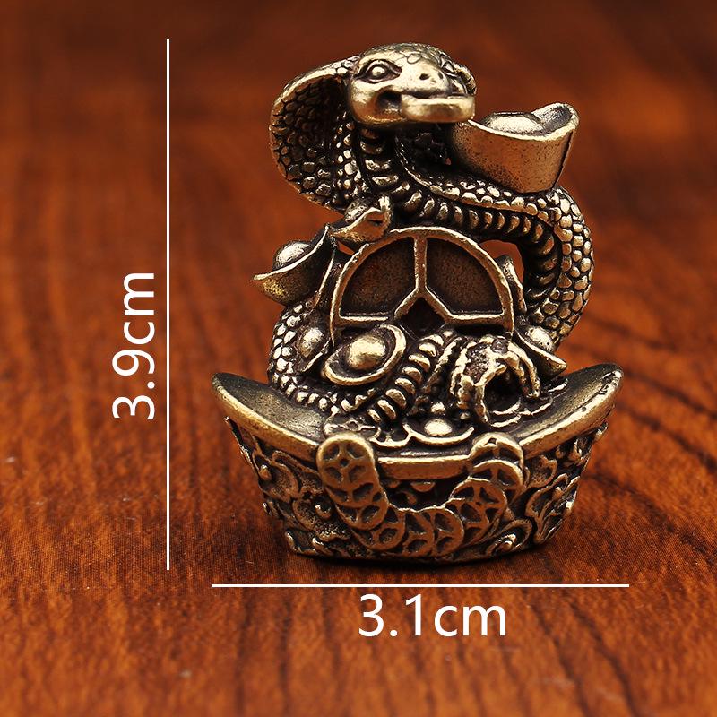 Креативная латунная подставка для благовоний «Зодиак» - Дизайн «Дракон», «Тигр», «Змея», Ручная работа из чистой меди