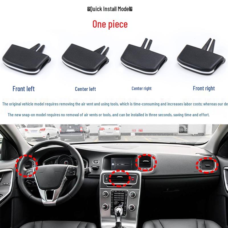 Деталь регулировки дефлектора воздуха для быстрой установки Volvo V60/S60