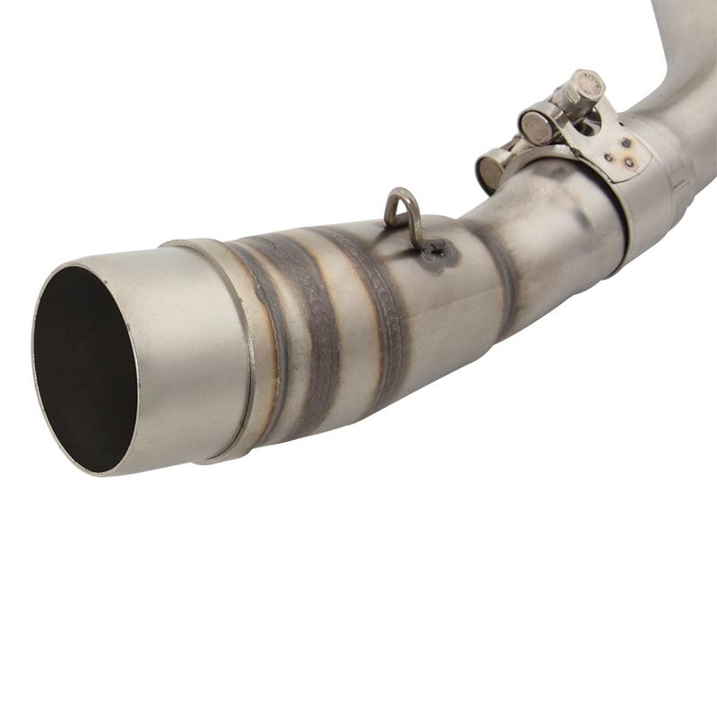 Slip On Motorcycle Exhaust Escape Middle Mid Link Pipe Connecting 51mm Moto Muffler For Yamaha XMAX 250 300 XMAX250 XMAX300