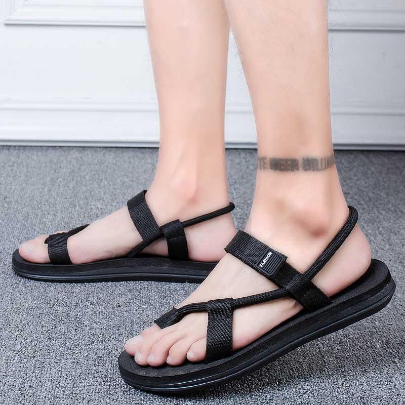 Fashion Summer New Sandals Thick Bottom Non Slip Casual Soft Bottom Cool Shoes Men's Slippers Outdoor Hiking Beach Flat Shoes