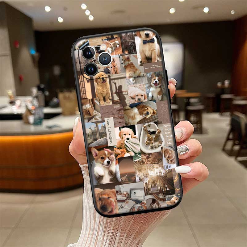 UP23 Cute Corgi dog Phone Case for Samsung Galaxy A11 A12 A13 A15 A52S A53 A55 A56 A70 A71 A72 A73 F06 F16 F56 S10 Plus S10e