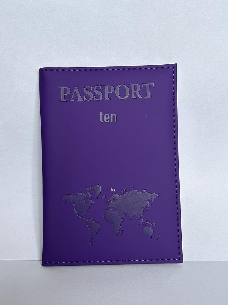 2023 Держатель и обложка для паспорта с картой самолета из ПУ-кожи