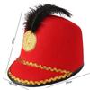 Dress Up Marching Band Hat Vintage Knight Drum Major Hat Doorman's Hat Uniform Hat  Festival Fancy