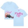 Kpop Katseye PINKY UP Graphic Print Fashion T Shirts Pop Music Men Women Korean Aesthetic T-shirts Loose Male Cotton Tees Band T-shirt summer Tops