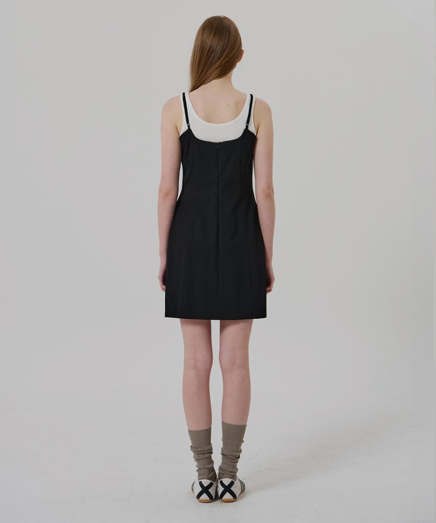 Ridge Sleeveless Semi-A-Line Dress (2 Colors)
