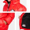 Nike Down Jacket Kids Logo Embroidery Hooded Warm Red Kids Outerwear DO5197-673