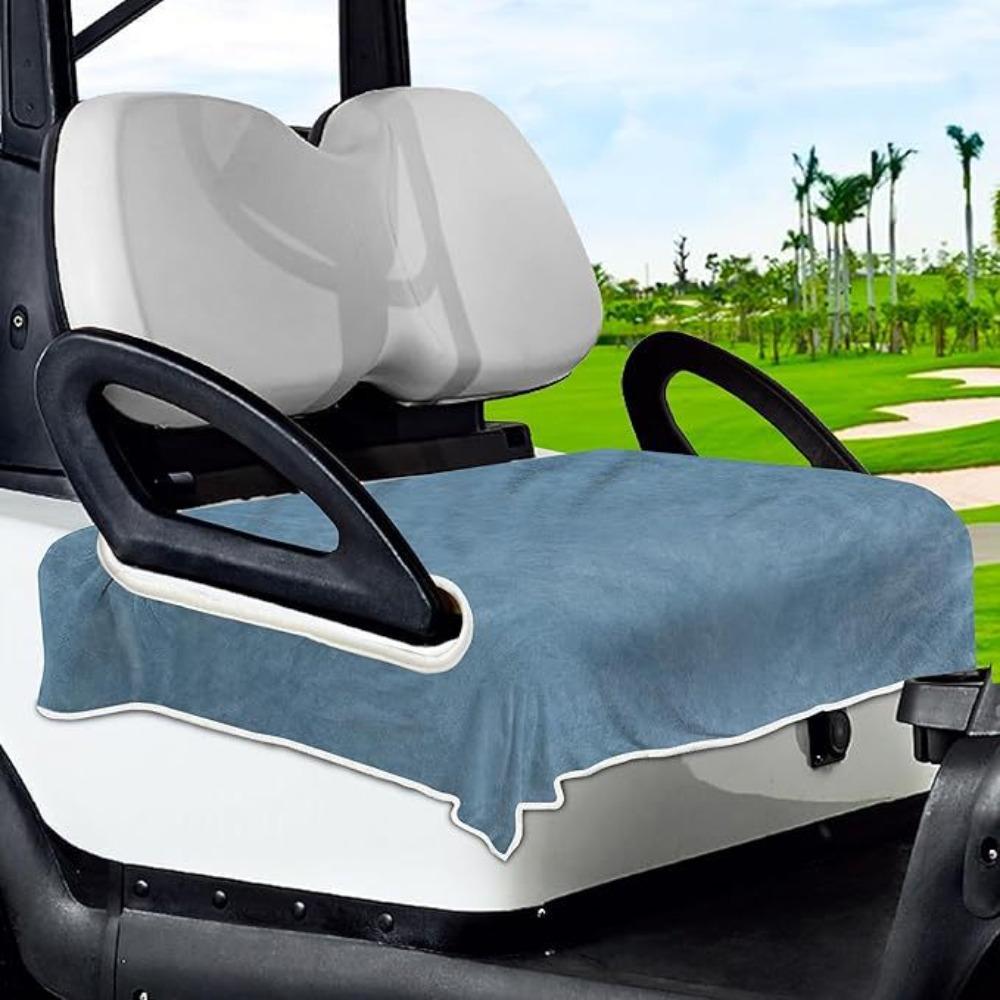 Keeps Seats Dry Golf Cart Seat Towel Blanket Comfortable Golf Cart Accessories  for 2/4-seats Cart