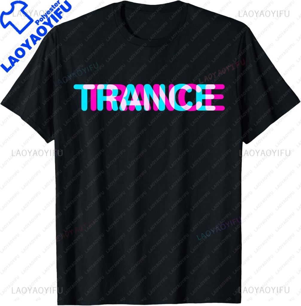 Trance Music Disco Sound TShirt Print Original Design Gifts T Shirts Streetwear Vintage Custom TShirt Camisas Streetwear