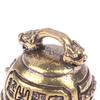 1Pc Brass Handicraft Dragon Bell Keychain Car Interior Double Dragon Playing Beads Bell Brass Bell Home Decoration Pendant