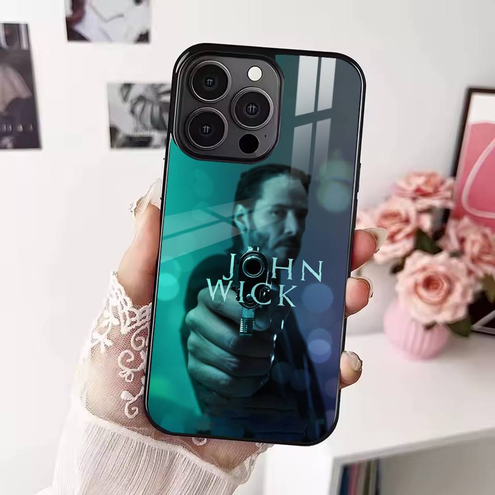 Классические фильмы Чехол для телефона John Wick Для iPhone 17,16,15,14,13,12,Plus,Pro,Max для Magsafe Магнитная Беспроводная Зарядка
