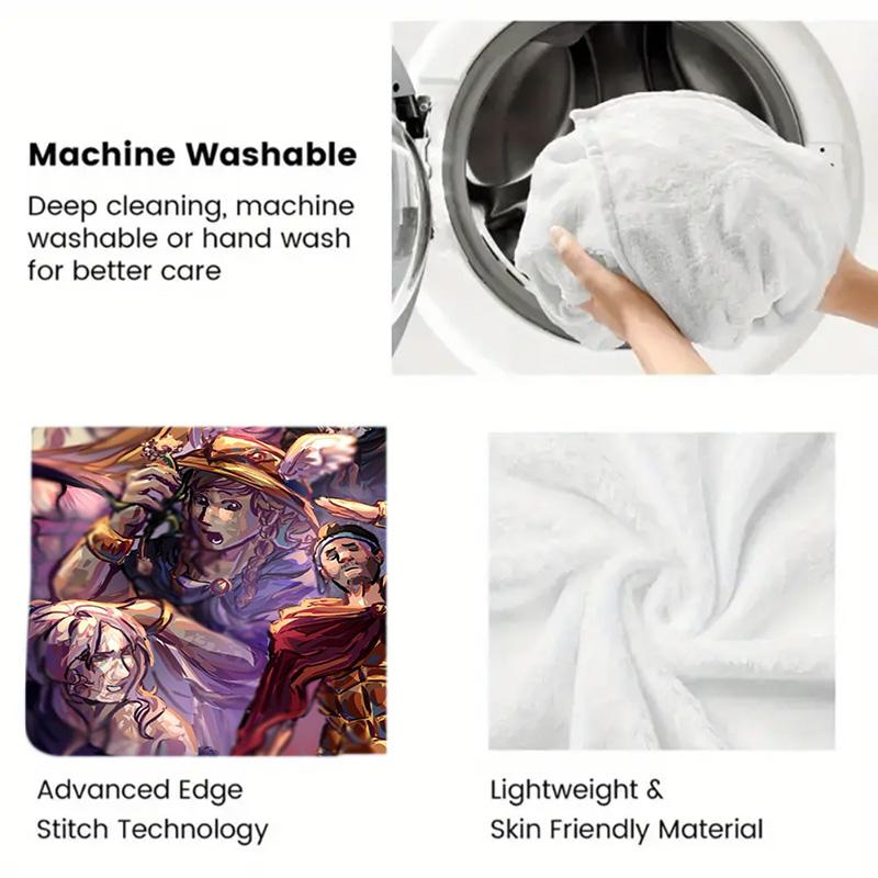 Epic Musical 2D Flat Pattern Flannel Blanket High quality All Seasons Warmth and Comfort Perfect for Christmas Gifts.NMT0928536
