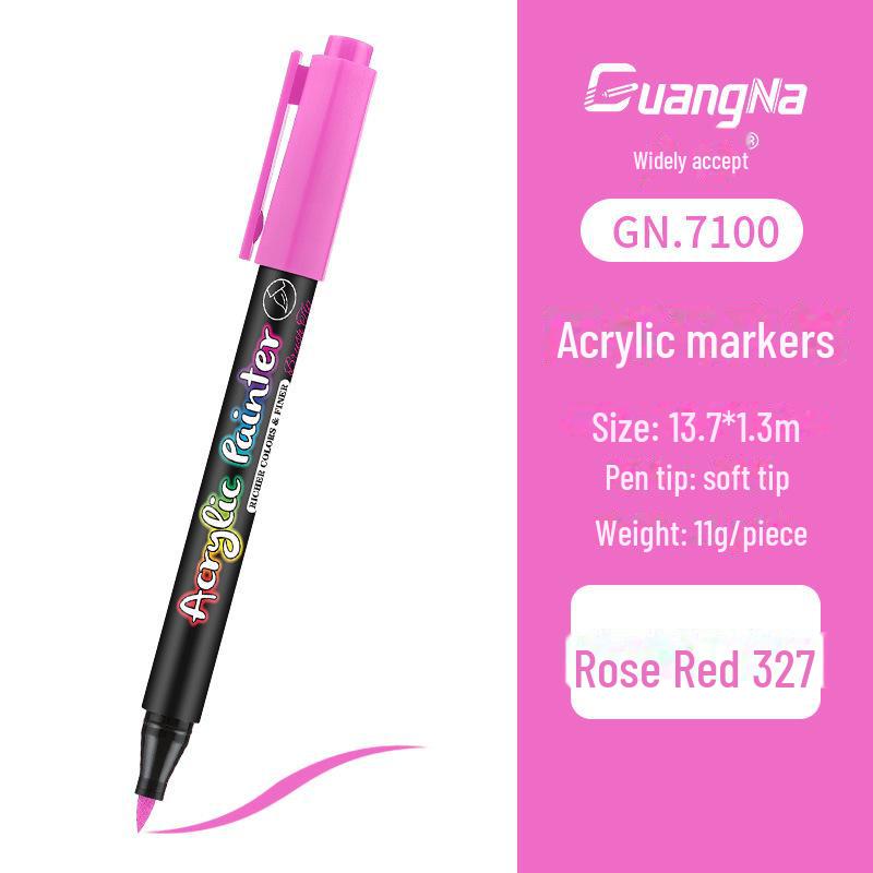 Acrylic Water-Based Paint Marker Pen for DIY, Graffiti, Body Painting - Soft Head Hand Account Painting Pen