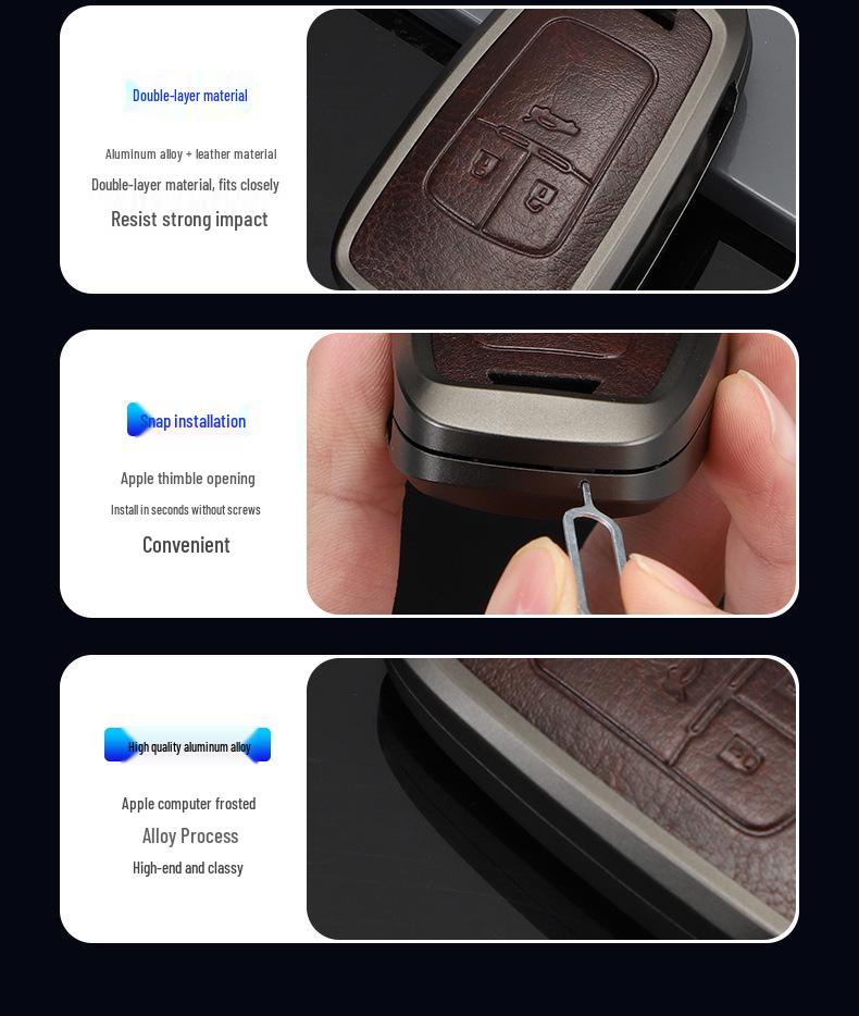 Premium Protective Cover for Buick Key: Compatible with Older Models of Yinglang, Junyue, Junwei, GL8, Encore, and Yuelang