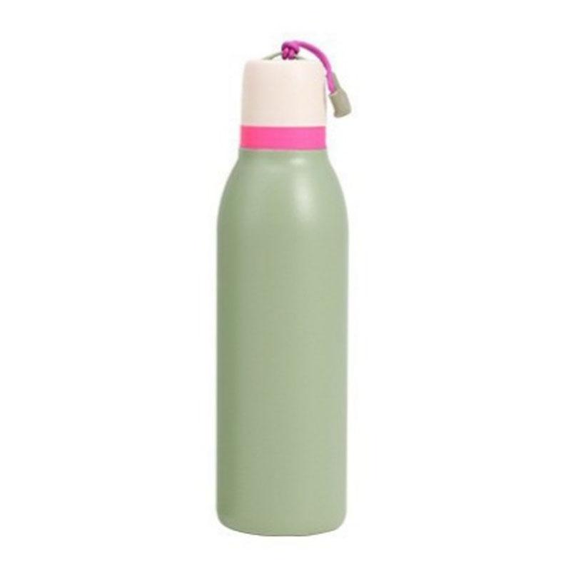 JUSTINLAU 18oz/24oz Vacuum Flask Portable Thermos Cup Stainless Steel Vacuum Cup Cold&Hot Sport Pot Car Cup Travel Mug