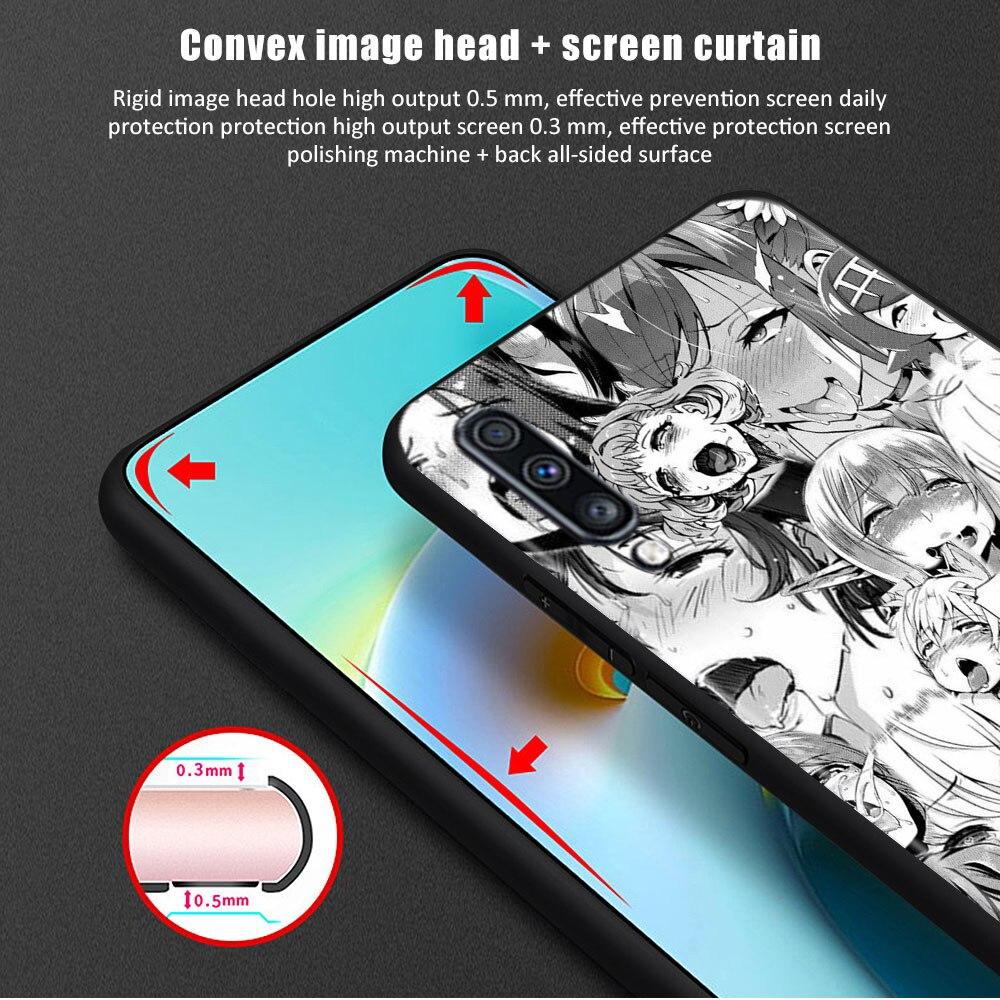 Чехол для телефона с изображением аниме девушки для Samsung A10s A20s A40 A10 A70 A30 A50 A20e Note 20 Ultra 10 A91 M52 5G M51 A01 A03 A03s M30s Capa