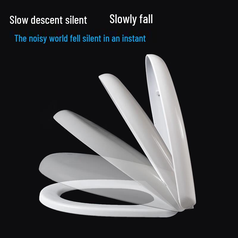 Universal Slow-Close Thickened Toilet Seat Cover