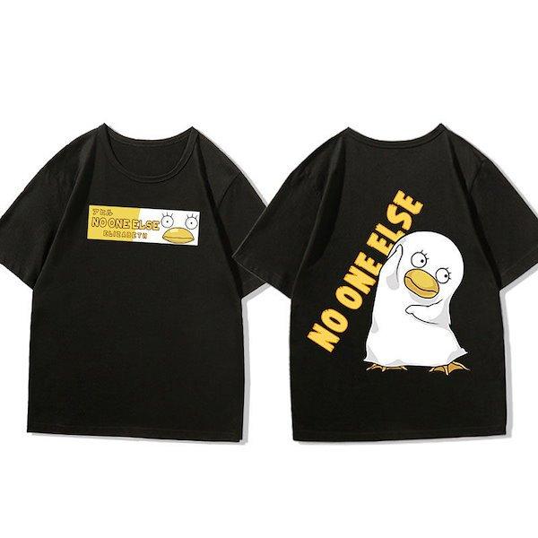 2026 Summer Psduck Kawaii Cartoon Tshirt Men Women Graphic Print Short Sleeve Tee Casual Streetwear Anime Top Fashion Trend Y2k