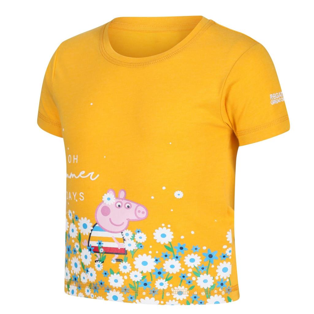 Regatta Childrens/Kids Peppa Pig Floral T-Shirt