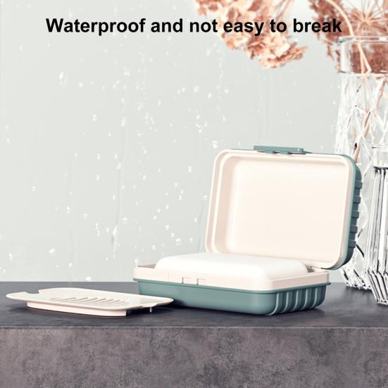 4 шт. в упаковке, дорожная мыльница, мыльница с поддоном для слива, герметичная