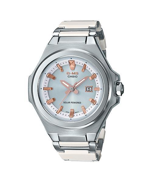 Casio Мужские аналоговые кварцевые часы MSG-S500CD-7A из нержавеющей стали, водонепроницаемые до 100 м, ударопрочные