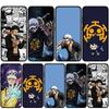 Cover for iPhone 16 15 Xiaomi Redmi Note 14 13 12 11 Pro Max X 8 9 16e Samsung Galaxy S25 S24 S23 Moto OPPO Huawei Trafalgar Law One Piece Phone Case