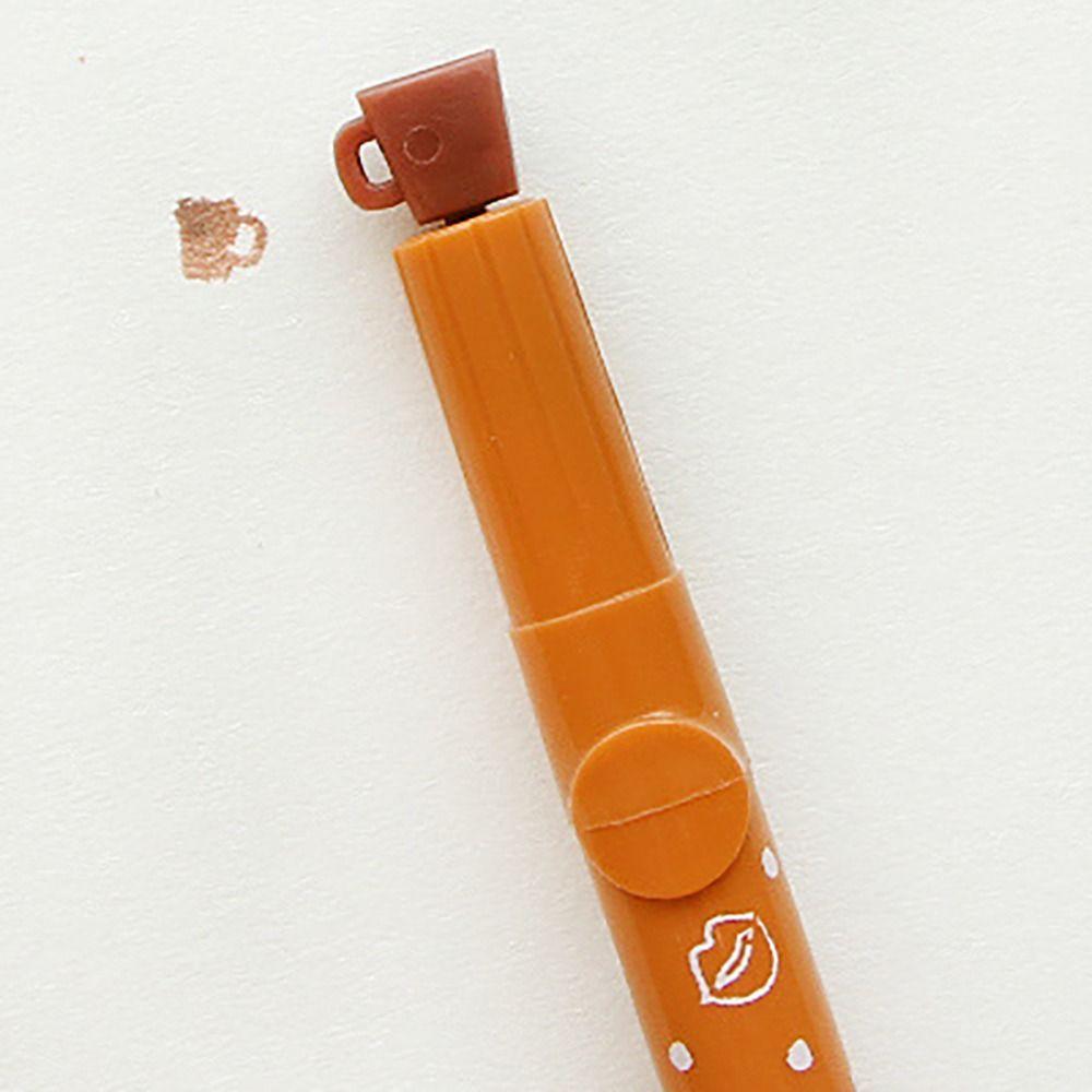 Candy Color Highlighters Pen Journal Diary Decoration Highlighter Cute Stamp