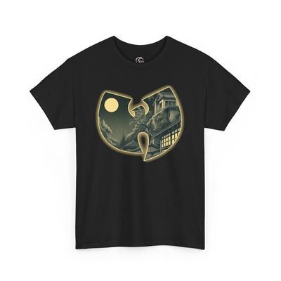 Unisex Shirt Cotton Oversize Large Size WuTang Clan Japan Moon Glow TShirt Hip Hop Tee WuTang Clan Feudal Japan Tee