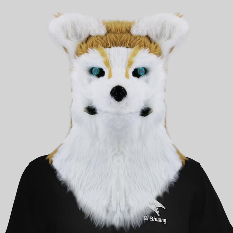 Уморительные маски голов животных с открывающимся ртом, изображающие гориллу, тигра, волка, для праздничных мероприятий