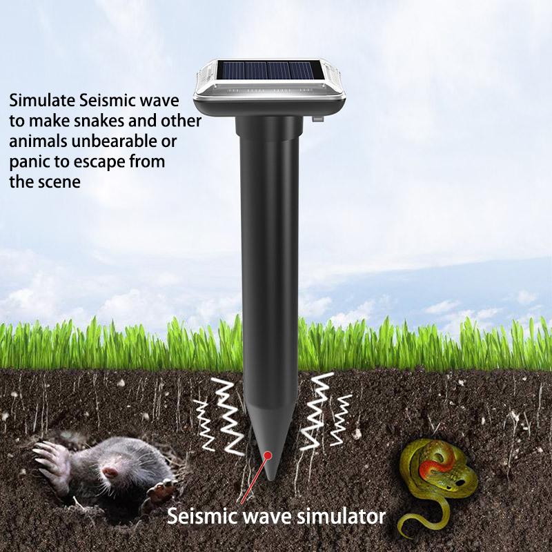 Солнечное средство от крыс, уличное водонепроницаемое ультразвуковое средство от змей для газона, сада, фермы