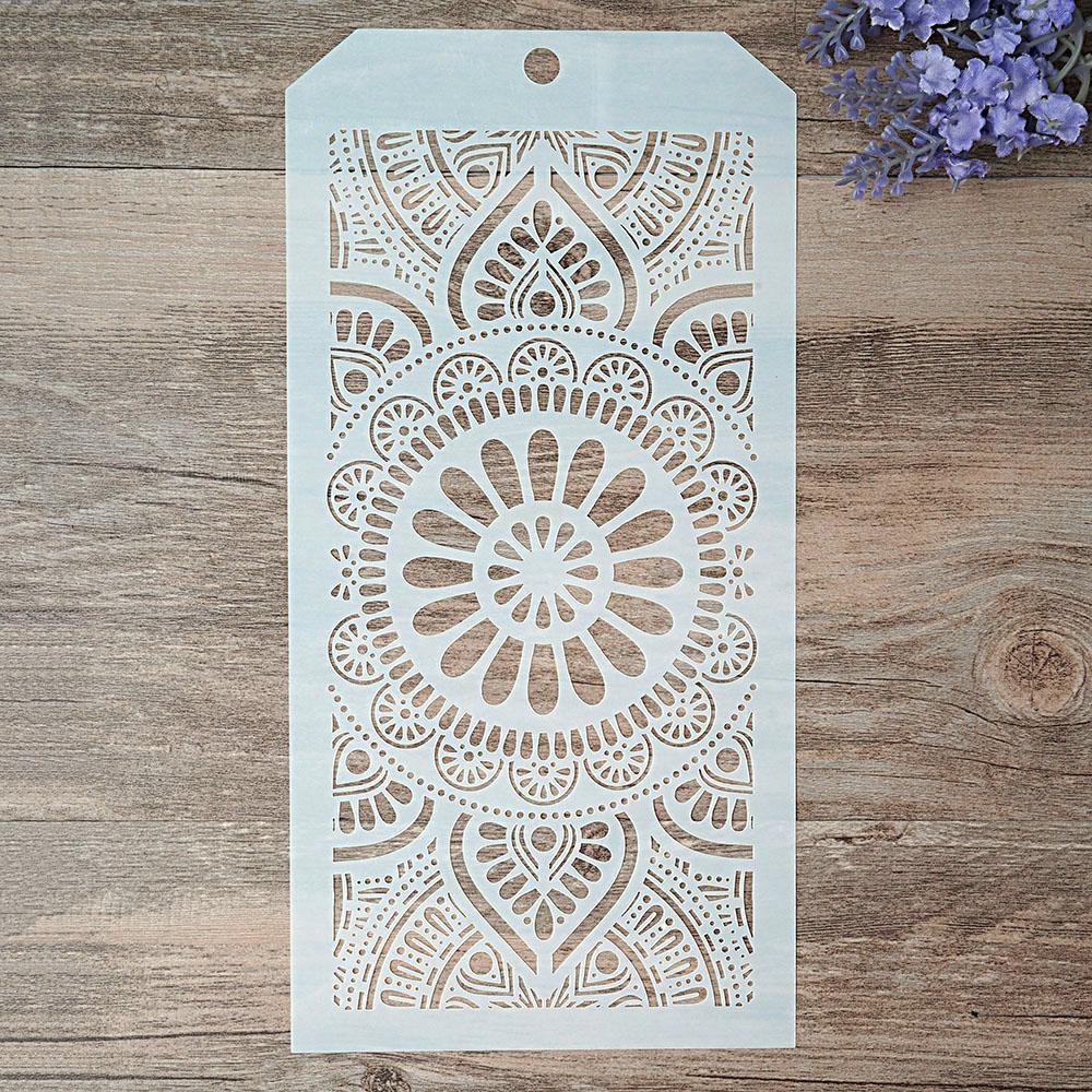 12*24 см DIY ремесло бесшовный трафарет для рисования штамповки для скрапбукинга штампы альбом декоративное тиснение бумажные карты