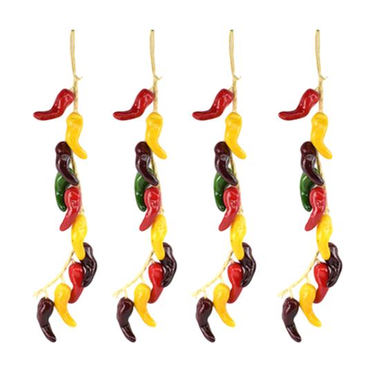 Искусственные овощи на нитке, имитация овощной гирлянды, реалистичные декоративные поддельные овощи для дома, фермы, вечеринки, настенного украшения, реквизит для фотосъемки