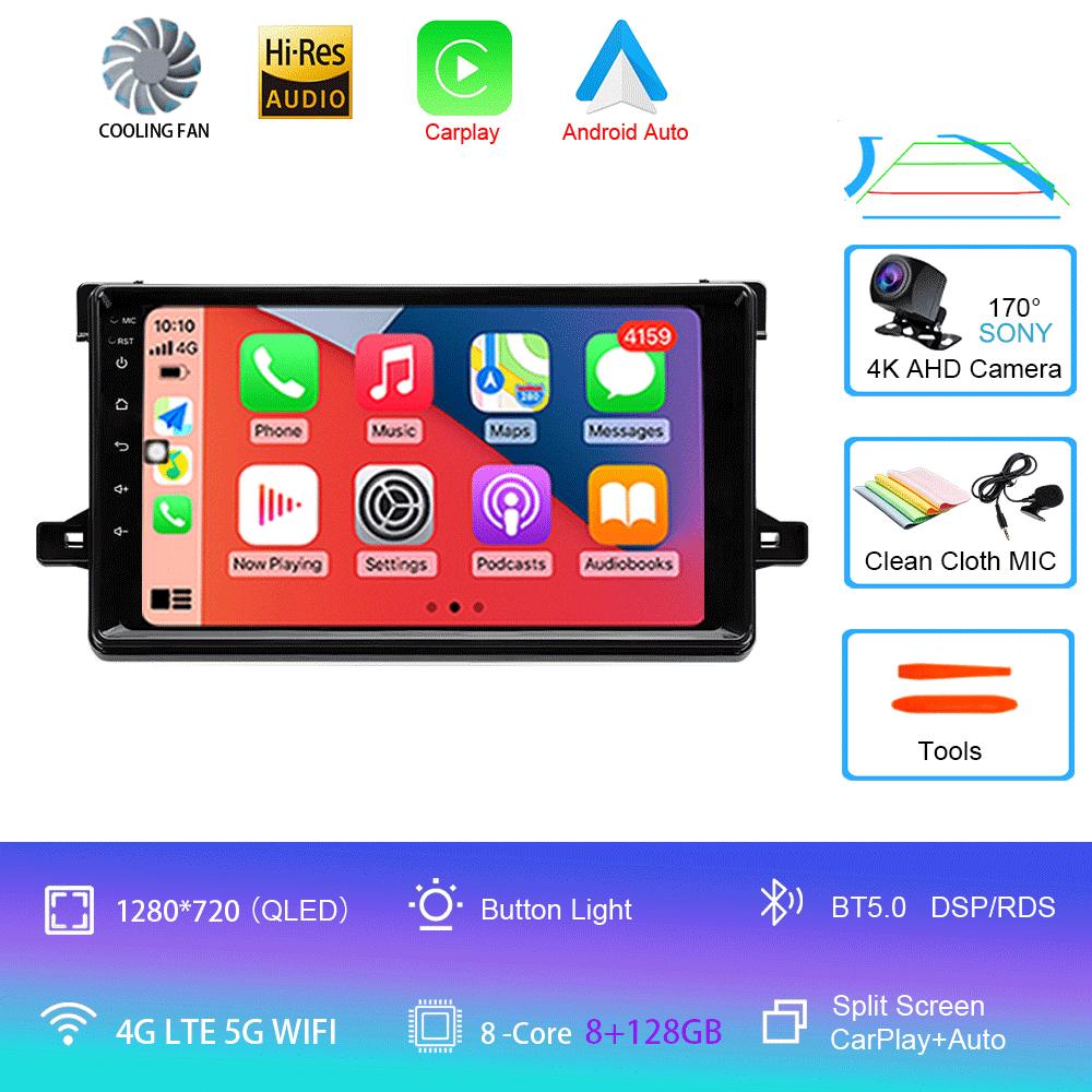 Android 14 для Toyota Prius XW50 2015 2016 2017 2018 2019 2020 Автомобильное радио GPS Carplay Мультимедийный плеер Навигация Стерео Авто BT