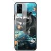 Tempered Glass Case For Vivo Y31 Y51 Case Soft Silicome Bumper For Vivo Y51 Y31 Phone Case Hard Glass Back Cover Y 31 Y 51 Funda